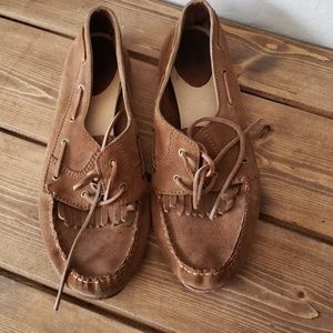 FRYE - All leather moccasins